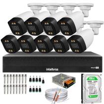 Kit 9 Câmeras Segurança Imagem Colorida a Noite 1080p Full Hd Dvr Intelbras 1016c Hd 500gb Kit 9 Câmeras Segurança Imagem Colorida a Noite 1080p Full Hd Dvr Intelbras 1016c Hd 500gb