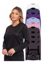 Kit 9 Camisas Feminina Camiseta Térmica Proteção Solar Uv