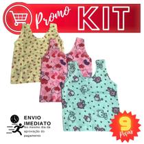 kit 9 CAMISETA REGATA Infantil 1 , 2 , 3 anos menina menino envio imediato ESTAMPADAS Linha verão