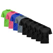 Kit 9 Camisetas Masculina Dry Fit Proteção Solar UV Básica Lisa Treino Academia Passeio Fitness Ciclismo Camisa