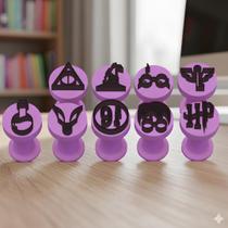 Kit 9 Carimbos Carimbos para Doces/Brigadeiro Harry Potter Modelo 10