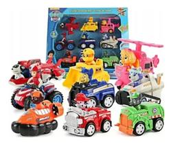Kit 9 Carrinhos Patrulha Canina Fricção Brinquedos Coleção Kit 9 Carrinhos Patrulha Canina Fricção Brinquedos Coleção