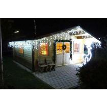 Kit 9 Cascata 400 Leds 10 Metros Luz Branca Fixa - 110V Kit 9 Cascata 400 Leds 10 Metros Luz Branca Fixa - 110V