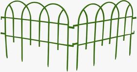 Kit 9 Cercas Decorativa P/Jardim Romana Verde 3,90 mts