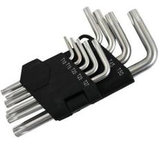 Kit 9 chave torx Cabo longo Aço