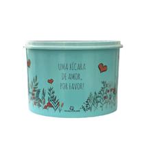 Kit 9 com 01pote mantimentos tupperwe com 4 xícaras 4 pires Kit 9 com 01pote mantimentos tupperwe com 4 xícaras 4 pires