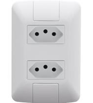 Kit 9 Conj 4x2 com 2 Tomadas 2P+T Tramontina 20A 250V