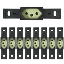Kit 9 Conjunto 1 Tomada 2p+t 20a 250v Silentoque Pial