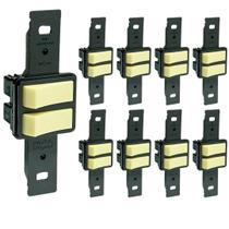 Kit 9 Conjunto 2 Interruptores Simples 10a Sem Placa Silentoque