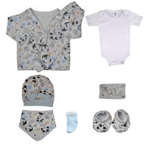 Kit 9 Conjunto Inverno bebê Roupa Frio Menino Menina