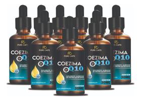 Kit 9 Coq10 Gota Pure Caps 30ml - 100% Original