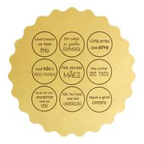 Kit 9 Cortadores Frases Clássicas Dia das Mães