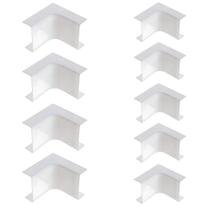 Kit 9 Cotovelo Interno 50x20 Mata junta Branco Pial 29903X Kit 9 Cotovelo Interno 50x20 Mata junta Branco Pial 29903X