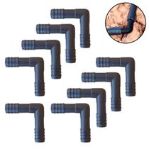 Kit 9 Cotovelo Para Mangueira 1/2 Polegadas Conexão Joelho L 1/2 para jardim horta e irrigação
