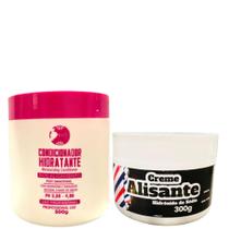 Kit 9 Creme Alisante White 300g E 9 Mascara Pós Quimca 500g