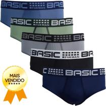 Kit 9 Cueca Slip Adulto Microfibra Básica Masculina Famy Tamanho:GG Kit 9 Cueca Slip Adulto Microfibra Básica Masculina Famy Tamanho:GG