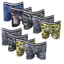 Kit 9 Cuecas Estampadas Cós Elástico Modelo Boxer Homem Kit 9 Cuecas Estampadas Cós Elástico Modelo Boxer Homem