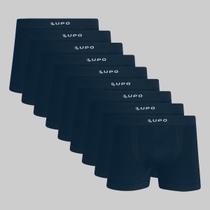 Kit 9 Cuecas Lupo Boxer Micromodal Sem Costura 00661