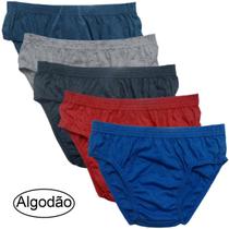 Kit 9 Cuecas Slip Adulto de Algodão Tradicional Básica Famy Tamanho:G Kit 9 Cuecas Slip Adulto de Algodão Tradicional Básica Famy Tamanho:G