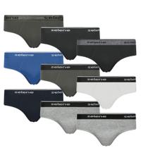 Kit 9 Cuecas Slip Selene Masculino