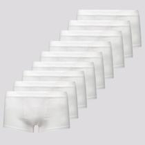 Kit 9 Cuecas Sunga Lupo Algodão Branca