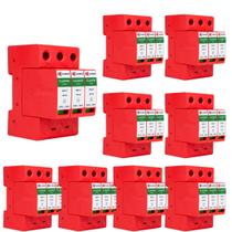 Kit 9 Dps Solar 1000V 40kA Classe II Corrente Contínua Clamper Kit 9 Dps Solar 1000V 40kA Classe II Corrente Contínua Clamper