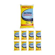 Kit 9 Elevador De Ph Granulado Barrilha 2kg - Genco