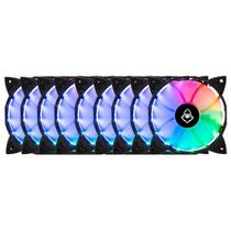 Kit 9 Fans Mancer Z100 RGB Com Controladora 120mm - MCR-Z10RGB-01 Kit 9 Fans Mancer Z100 RGB Com Controladora 120mm - MCR-Z10RGB-01