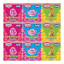 Kit 9 Fini Gelatinas Em Pó 20g, Beijos, Dentaduras e Bananas. Edição Limitada Kit 9 Fini Gelatinas Em Pó 20g, Beijos, Dentaduras e Bananas. Edição Limitada