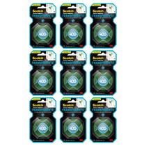 Kit 9 fita dupla face 3m Scotch 12mm x 2 metros transparente casa comercio 400g HB004419873