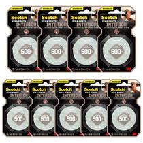 Kit 9 Fitas Dupla Face Fixa Forte Espuma 3m 12mm X 1.5m Kit 9 Fitas Dupla Face Fixa Forte Espuma 3m 12mm X 1.5m