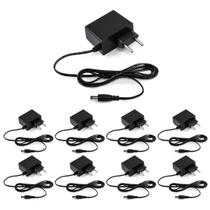 Kit 9 Fontes de Alimentação para CFTV 12V 500ma EF 12 SEG Intelbras