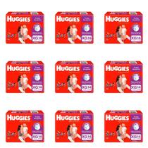 Kit 9 Fraldas Huggies Roupinha Supreme Care Jumbo Xg c/14 Unidades cada Kit 9 Fraldas Huggies Roupinha Supreme Care Jumbo Xg c/14 Unidades cada