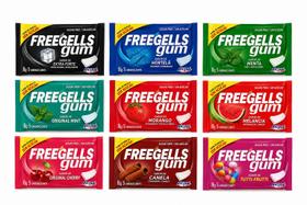 Kit 9 Freegells Gum Chiclete Sem Açúcar Sabores Variados Kit 9 Freegells Gum Chiclete Sem Açúcar Sabores Variados