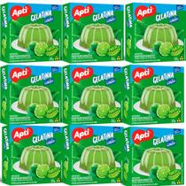 Kit 9 Gelatinas em Pó Limão Apti Sobremesa Prática, Vitaminada Kit 9 Gelatinas em Pó Limão Apti Sobremesa Prática, Vitaminada