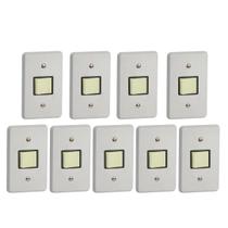 Kit 9 Interruptor Bipolar Simples C/placa 2516 Pial CZ 25 A - 250V Kit 9 Interruptor Bipolar Simples C/placa 2516 Pial CZ 25 A - 250V