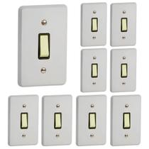 Kit 9 Interruptor Silentoque 1 Tecla Paralelo Legrand 1101 Pial