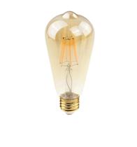 Kit 9 Lampada Filamento Led E27 St64 Vidro Ambar 4W Edson Kit 9 Lampada Filamento Led E27 St64 Vidro Ambar 4W Edson