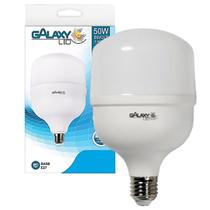 Kit 9 Lampada Led Bulbo 50W Branco Neutro 4000K Alta Potencia - Galaxyled