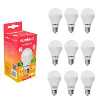 Kit 9 Lâmpada Led Bulbo 9w Branco Frio (6500k) - Ourolux