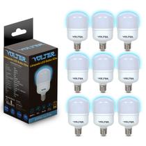 Kit 9 Lâmpadas Led Bulbo 50w 6500k Volter Alta Potência Cor Da Luz Branco-frio 110v/220v E27 4000lm