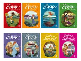 Kit 9 Livros - Coleção Anne De Green Gables Com 8 Livros + Diário De Aventuras