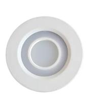 Kit 9 Luminária Circular Embutir Decoração 3 Cores 8w Bivolt