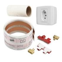 Kit 9 Metros Eletrofita 2 Pistas 20a + Conector e Tomada 10A