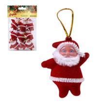 Kit 9 Mini Papai Noel Pendentes Enfeites De Natal Para Árvore Decoração Natalina - Art Christmas