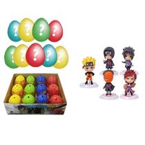 Kit 9 Ovos Surpresa Miniaturas Colecionáveis Naruto Ninjas Kit 9 Ovos Surpresa Miniaturas Colecionáveis Naruto Ninjas