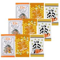 Kit 9 Panos De Copa Estampado Teka Primore 40 x 65 cm Kit 9 Panos De Copa Estampado Teka Primore 40 x 65 cm