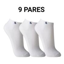 Kit 9 Pares de Meias Cano Curto Algodão Lupo Original 3225