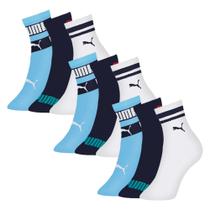 Kit 9 Pares De Meias Infantil Unissex Cano Longo Sport Esportivo