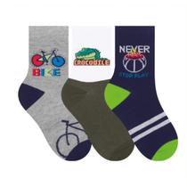 Kit 9 Pares De Meias Infantil Unissex Sortidas Algodão Selene 2451 Kit 9 Pares De Meias Infantil Unissex Sortidas Algodão Selene 2451